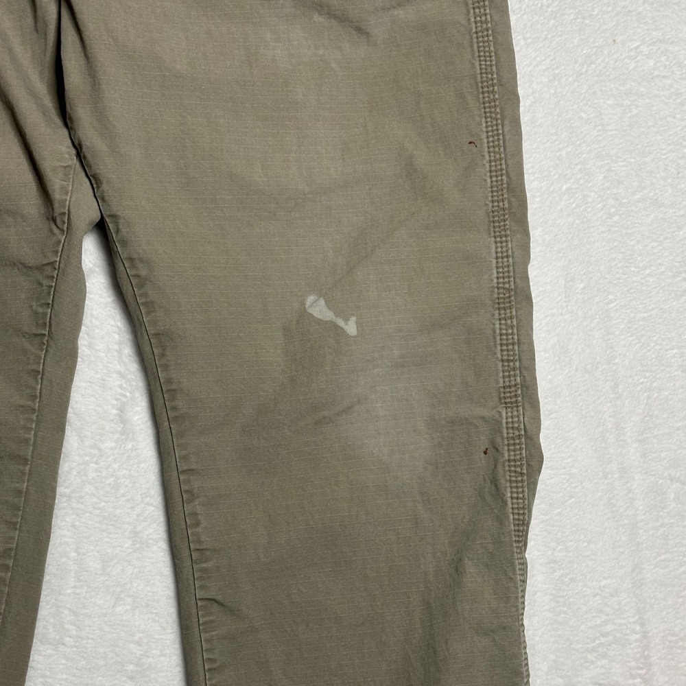 Wrangler Riggs Workwear Mens 38x30 Beige Ripstop Carpenter Pants Relaxed Utility - Picture 6 of 11